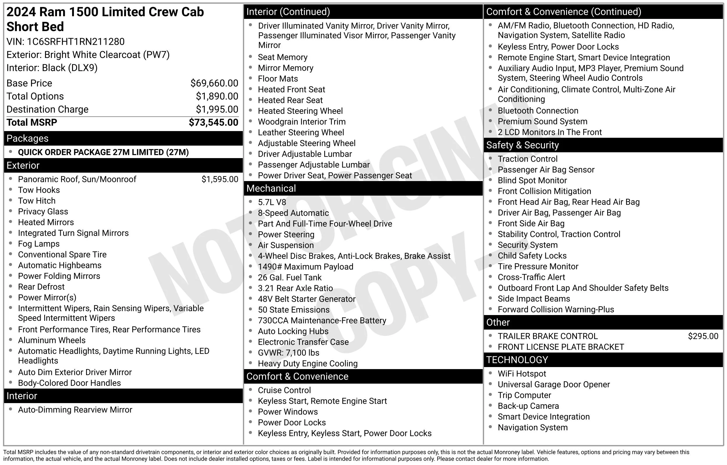 2024 RAM Ram 1500 Pickup Limited - Photo 27