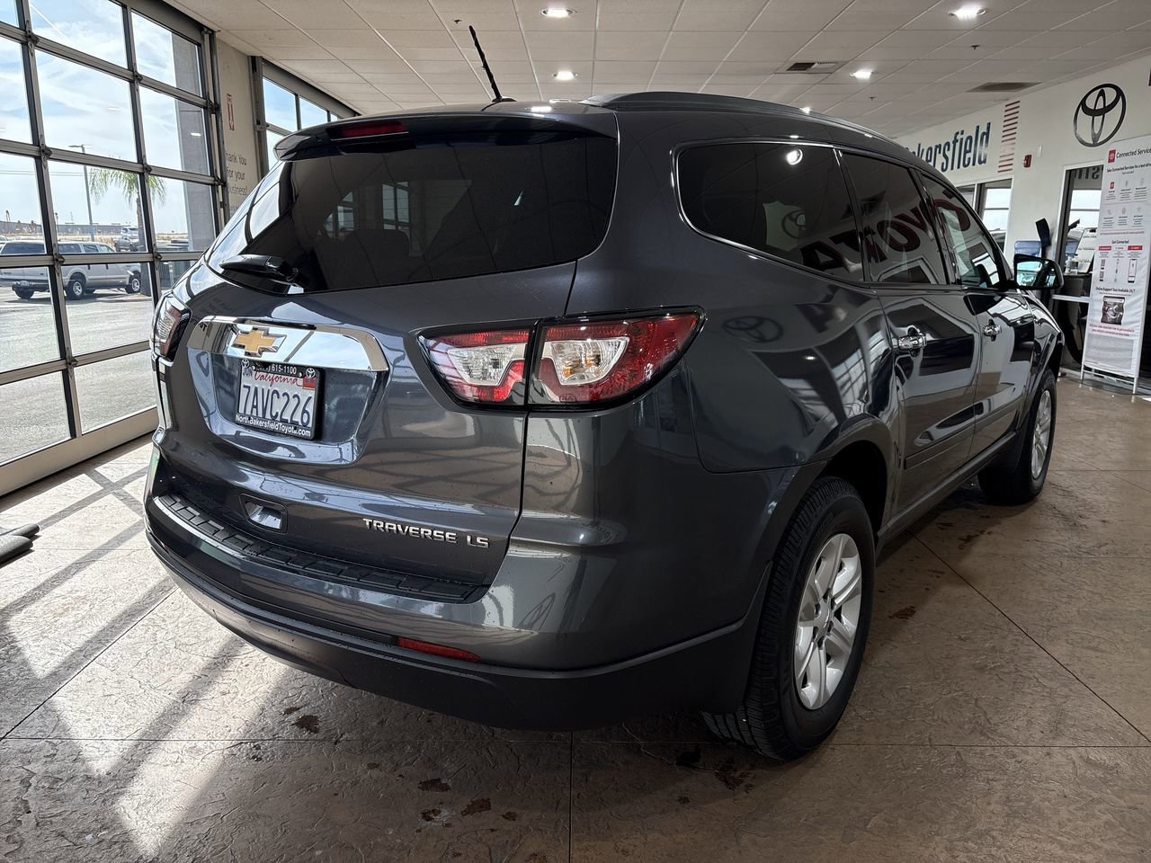 Used 2013 Chevrolet Traverse LS with VIN 1GNKRFED8DJ244824 for sale in Bakersfield, CA