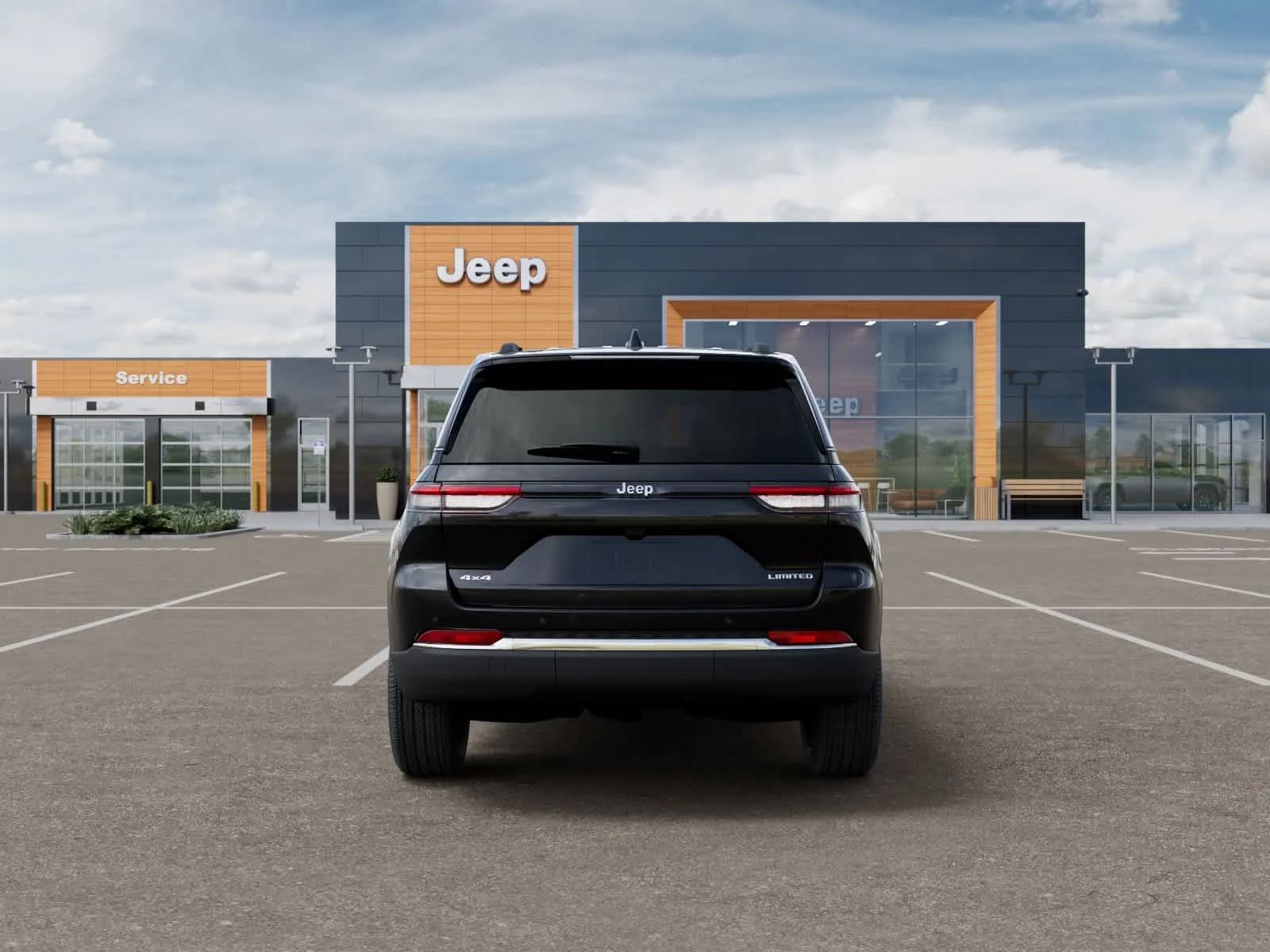 New 2026 Diamond Black Crystal Pearlcoat Jeep Limited image 7