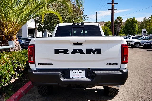 New 2026 Bright White Clear-Coat Exterior Paint RAM Rebel image 11