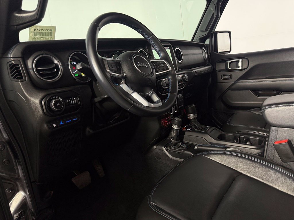 Certified Used 2022 Gray Jeep Unlimited Rubicon 4xe image 17