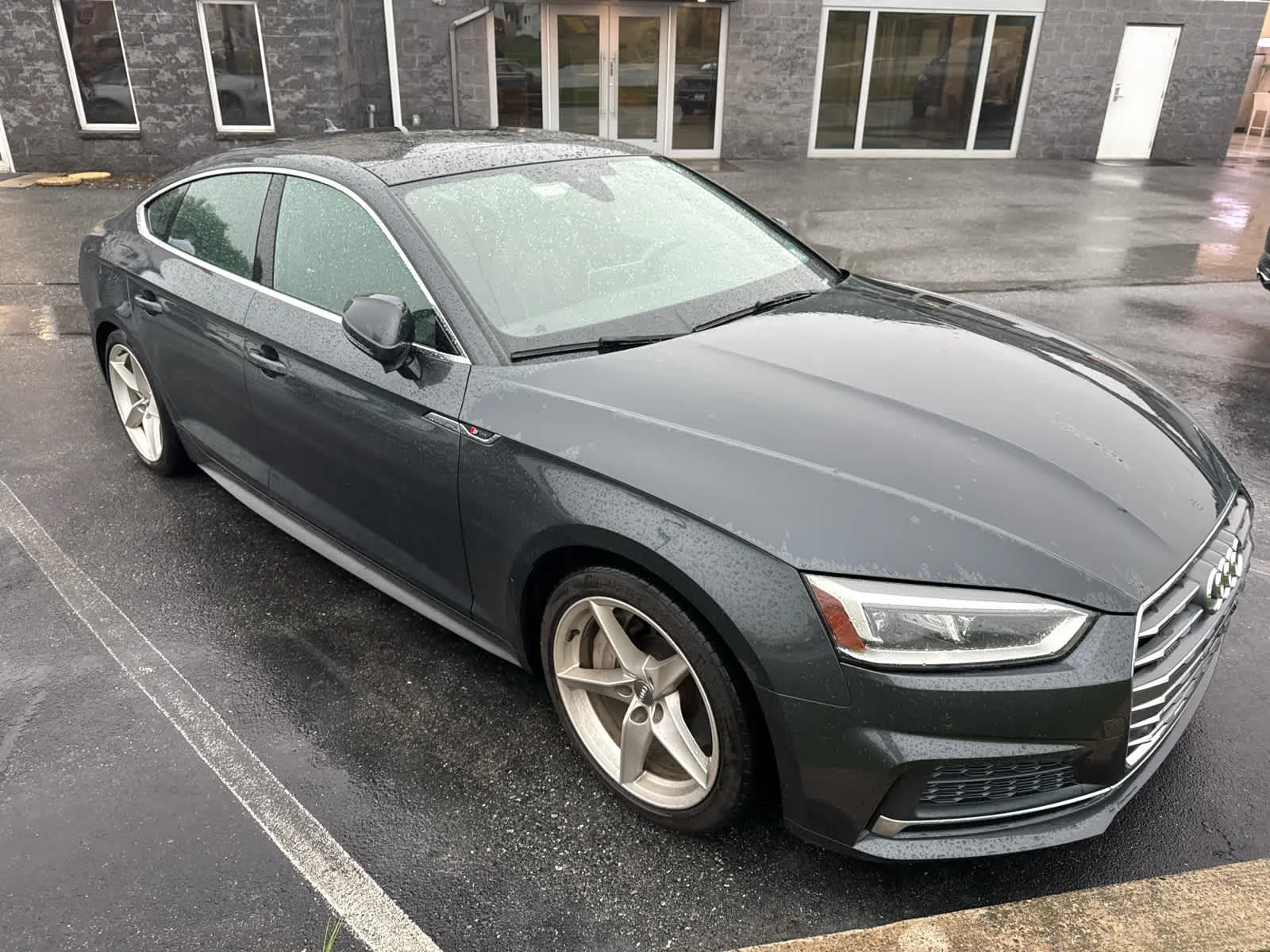 Used 2018 Manhattan Gray Metallic Audi Premium Plus image 2