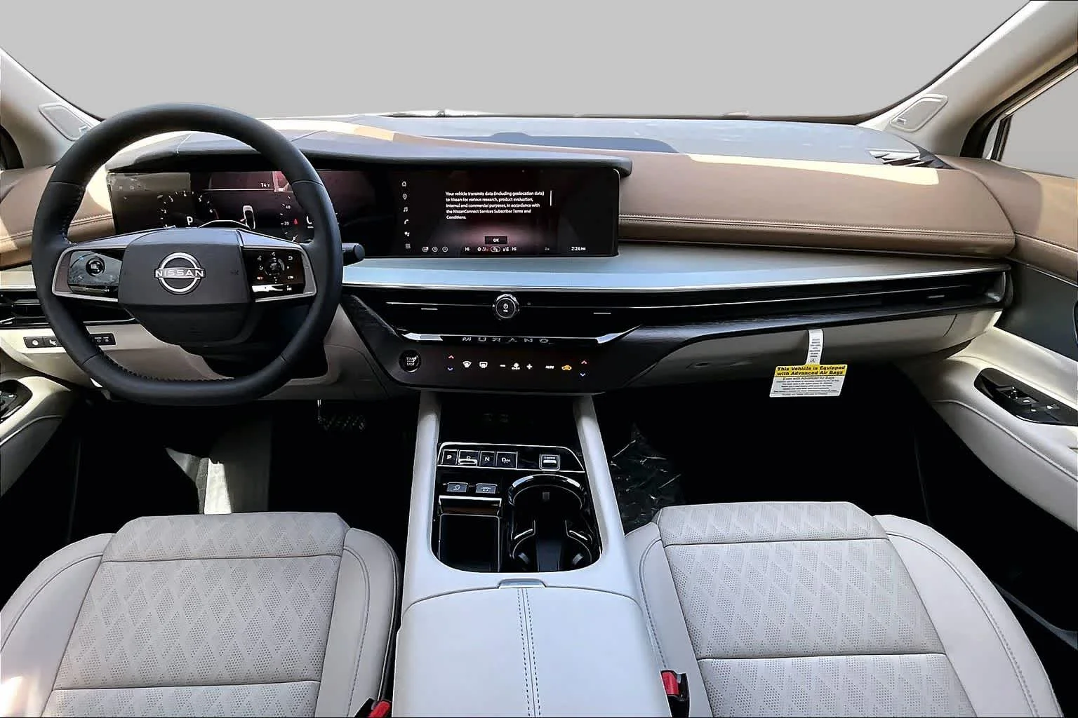 New 2026 Everest White Pearl TriCoat / Super Black Two-tone Nissan Platinum image 5