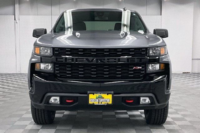 Used 2021 Satin Steel Metallic Chevrolet Custom Trail Boss image 4