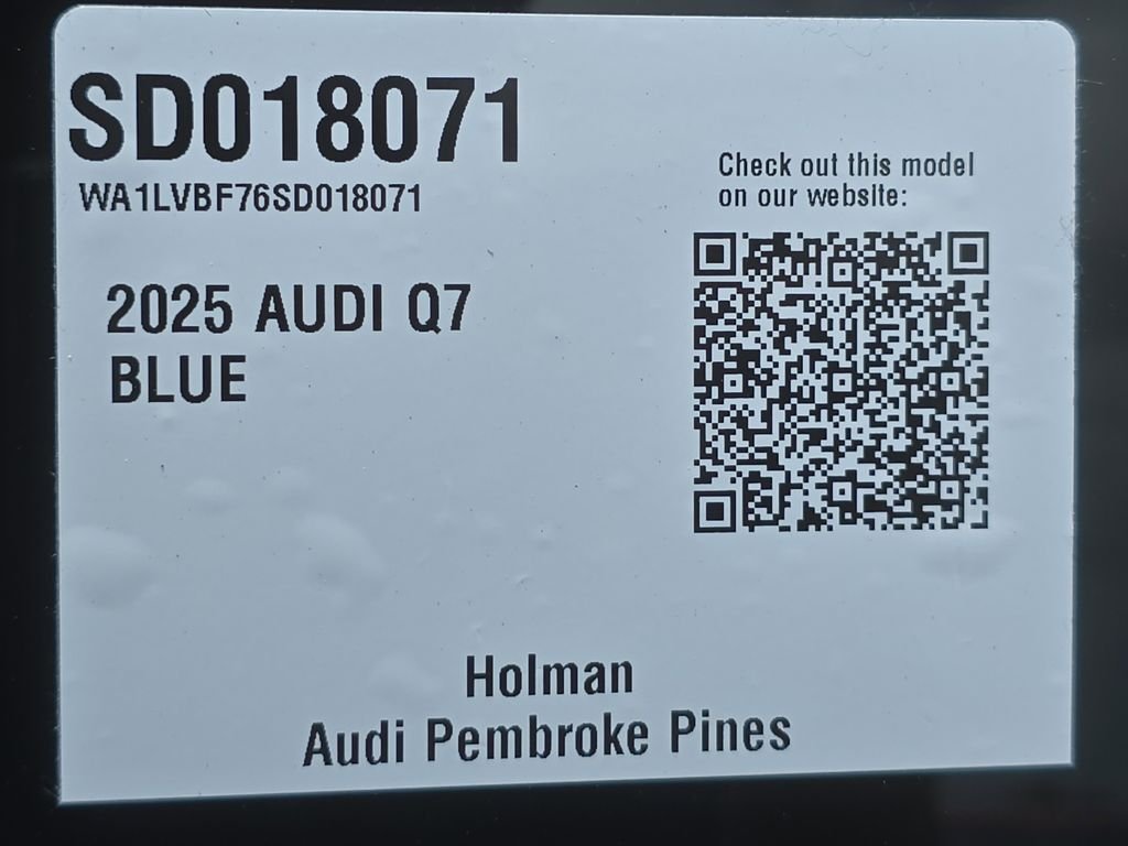 Used 2025 Blue Audi 55 Premium Plus image 33