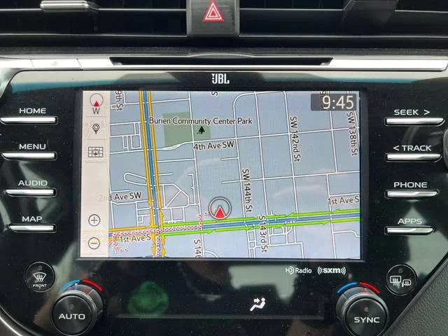 Used 2019 Wind Chill Pearl/Midnight Black Metallic Toyota XSE V6 image 23