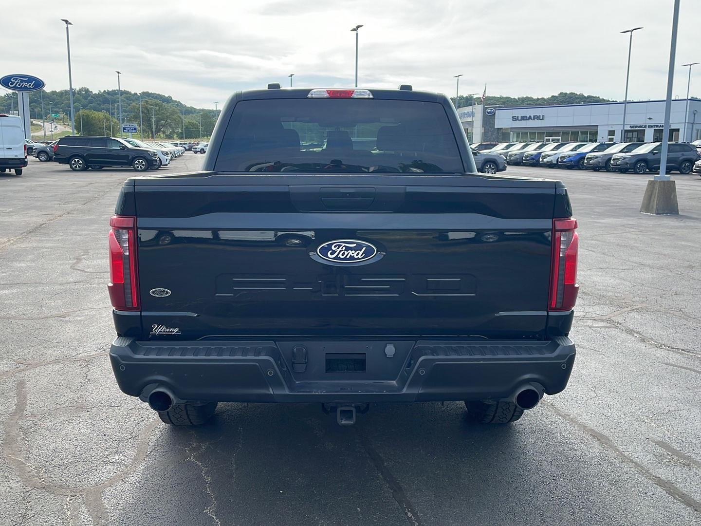 Used 2024 Agate Black Metallic Ford STX image 4
