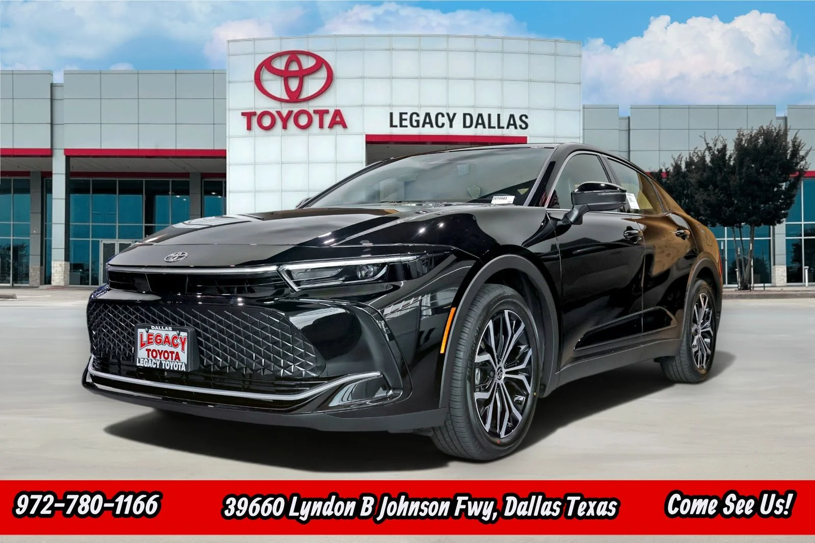 New 2026 Black Toyota XLE image 1