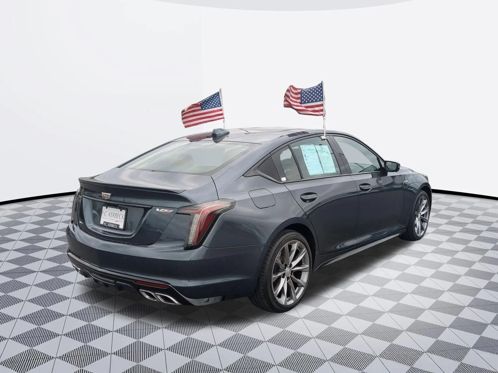 Used 2021 Shadow Metallic Cadillac V-Series image 7