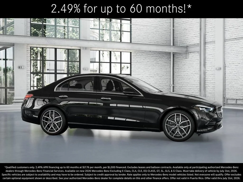 New 2026 Black Mercedes-Benz C 300 image 56