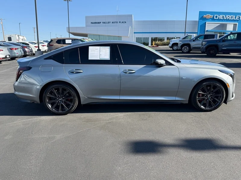 Used 2025 Argent Silver Metallic Cadillac Sport image 2