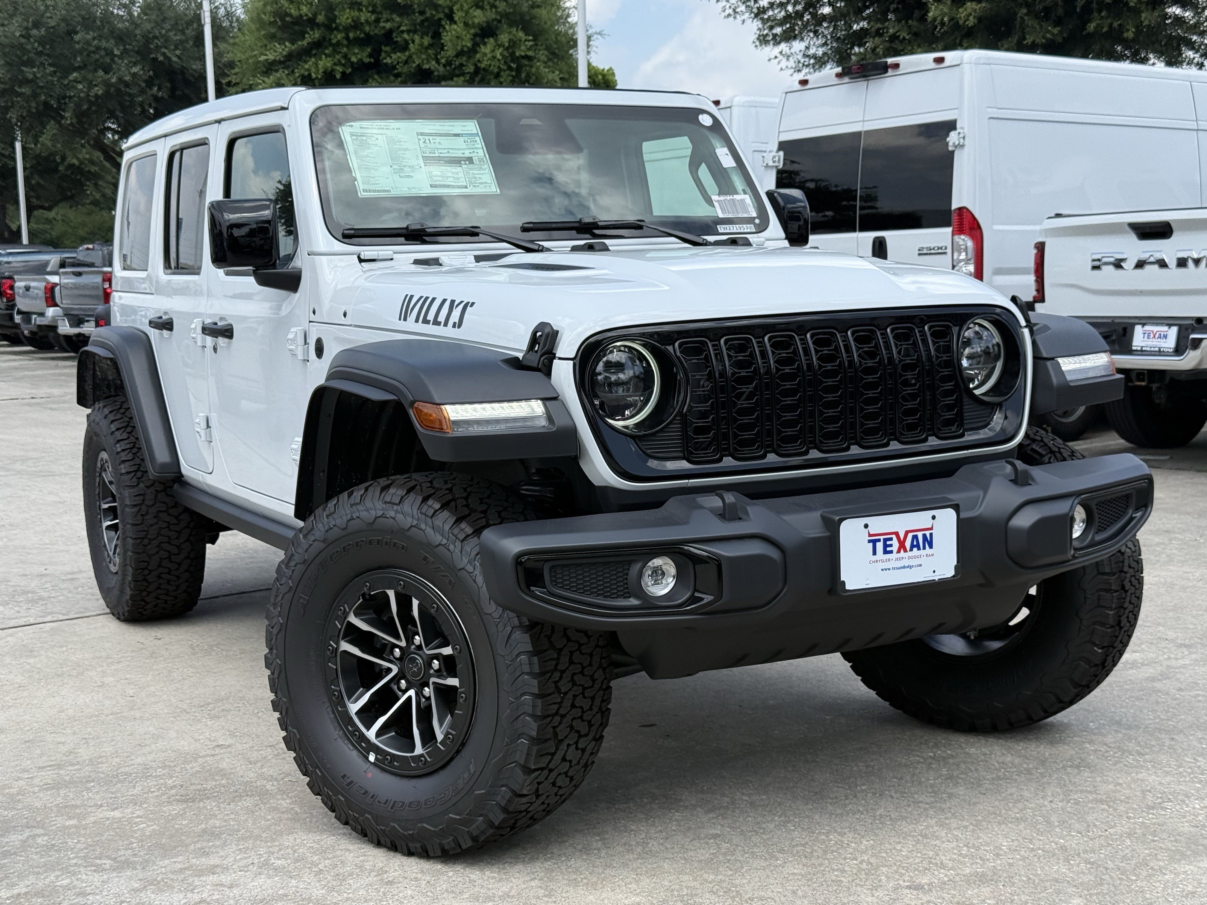 New 2026 Bright White Clearcoat Jeep Willys image 2