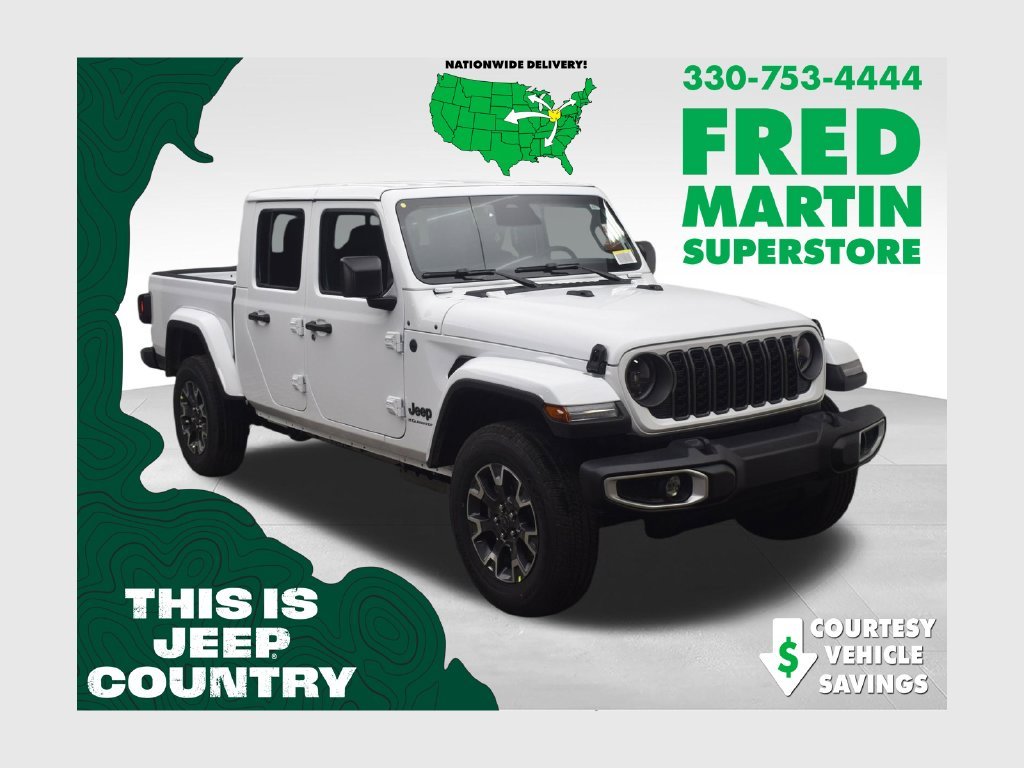 New 2026 Bright White Clear-Coat Exterior Paint Jeep Sahara image 1