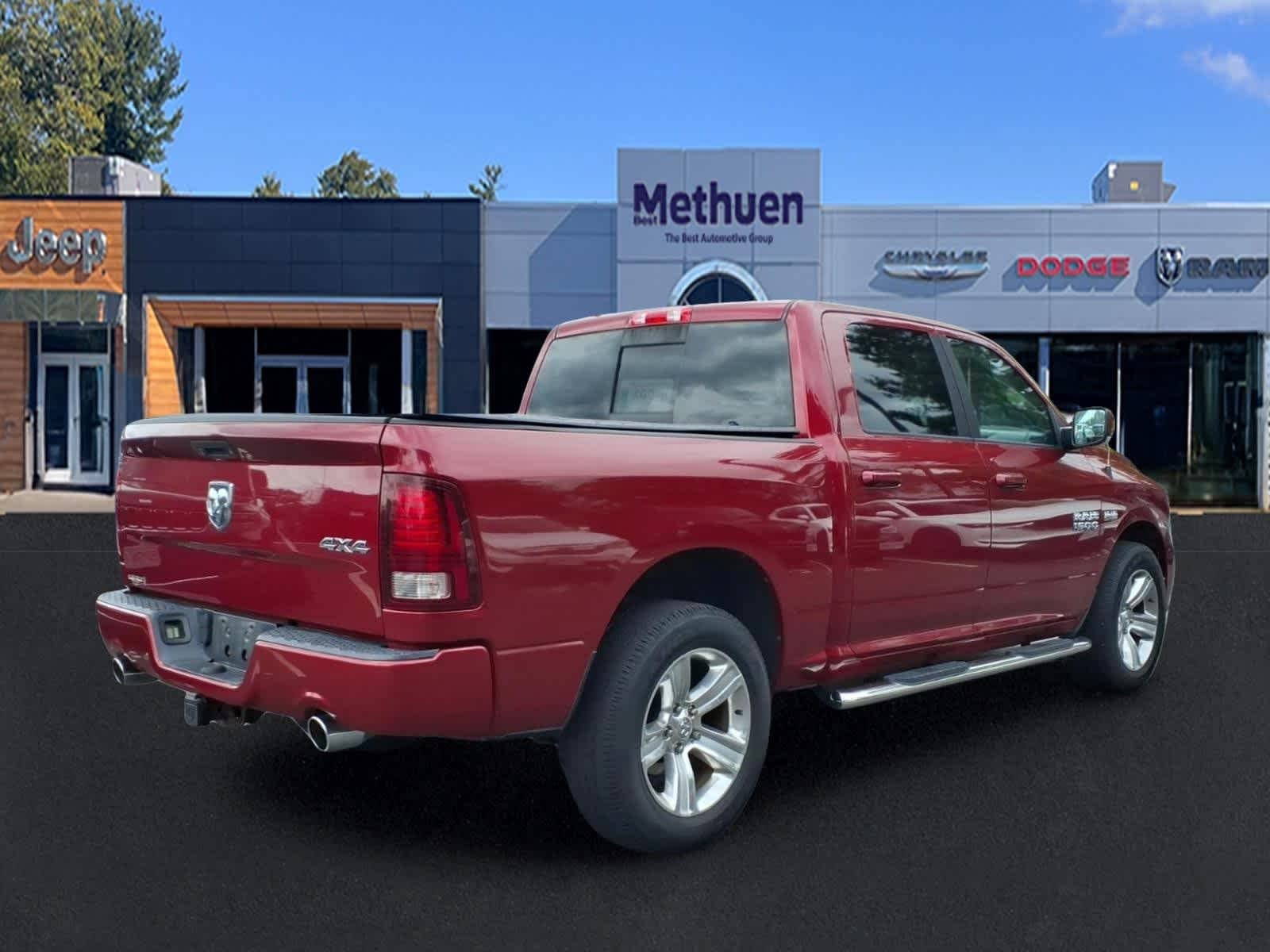 Used 2015 Deep Cherry Red Crystal Pearlcoat Ram Sport image 5