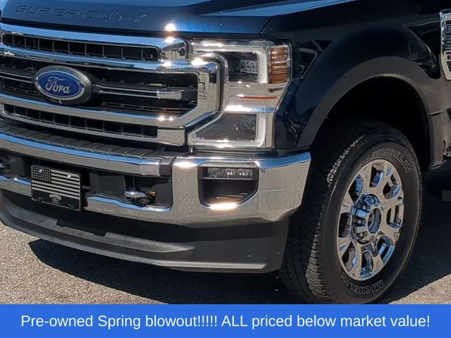 Used 2021 Blue Ford Lariat image 17
