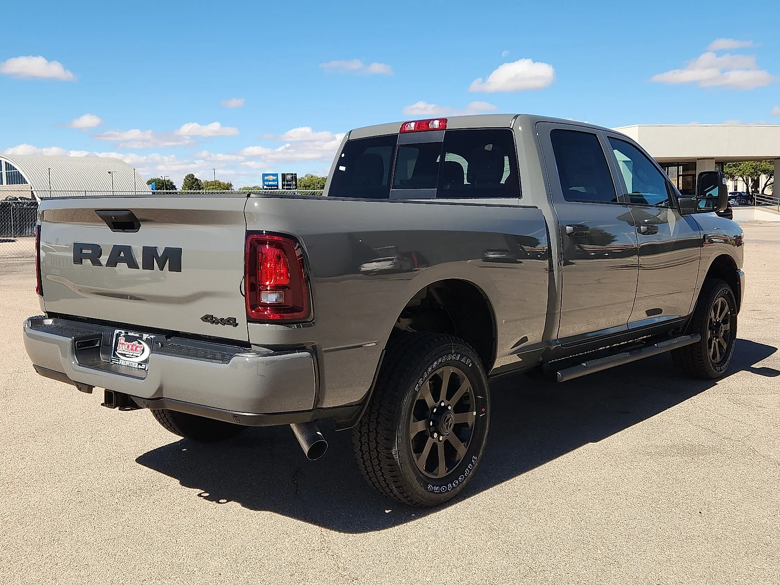 New 2027 Ceramic Gray Clear-Coat  Paint Ram BLACK EXPRESS CREW CAB 4X4 6