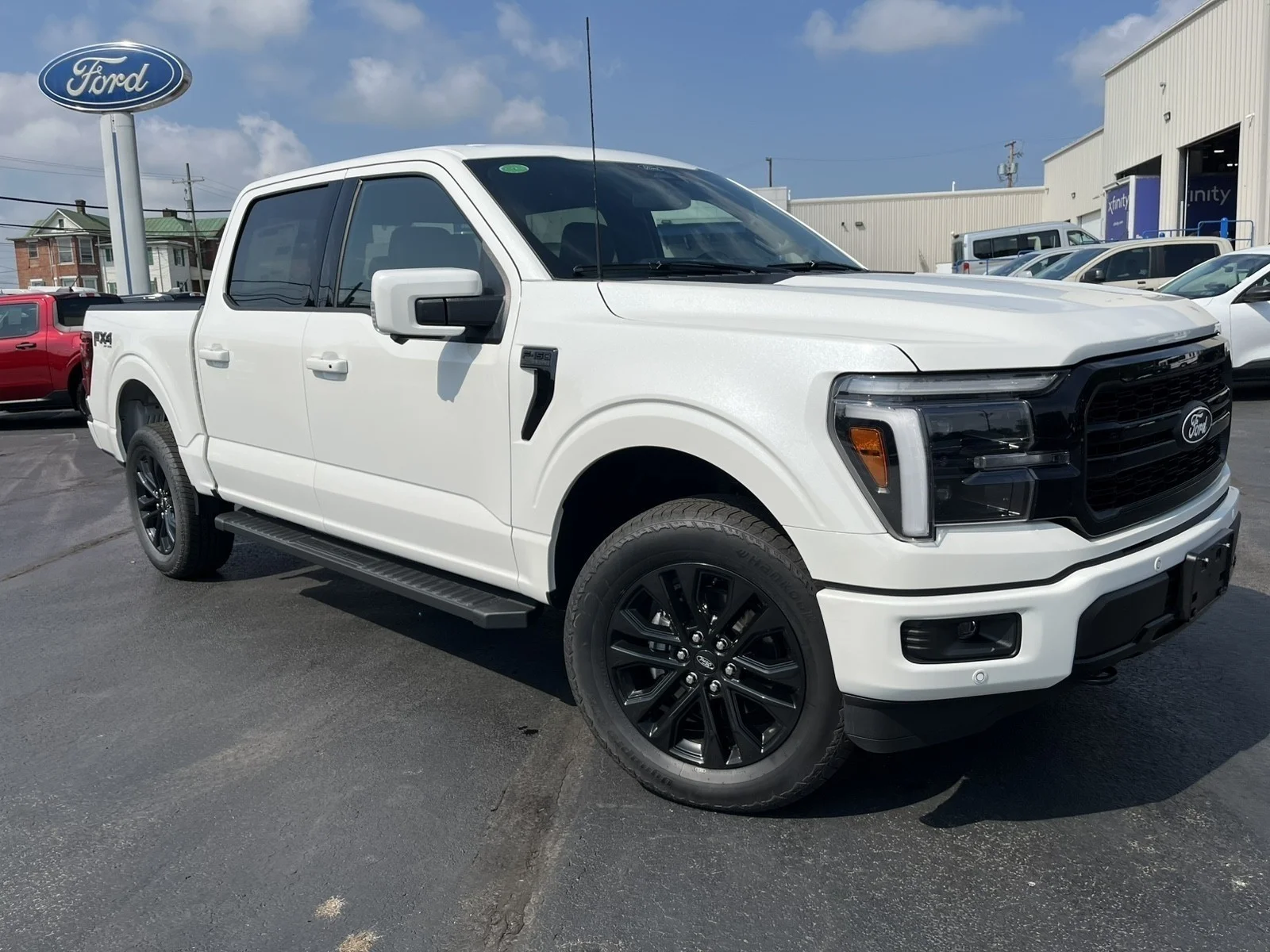 New 2026 Star White Metallic Tri-Coat Ford Lariat® image 3