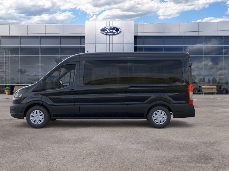 New 2025 Agate Black Metallic Ford Passenger Van XL image 28