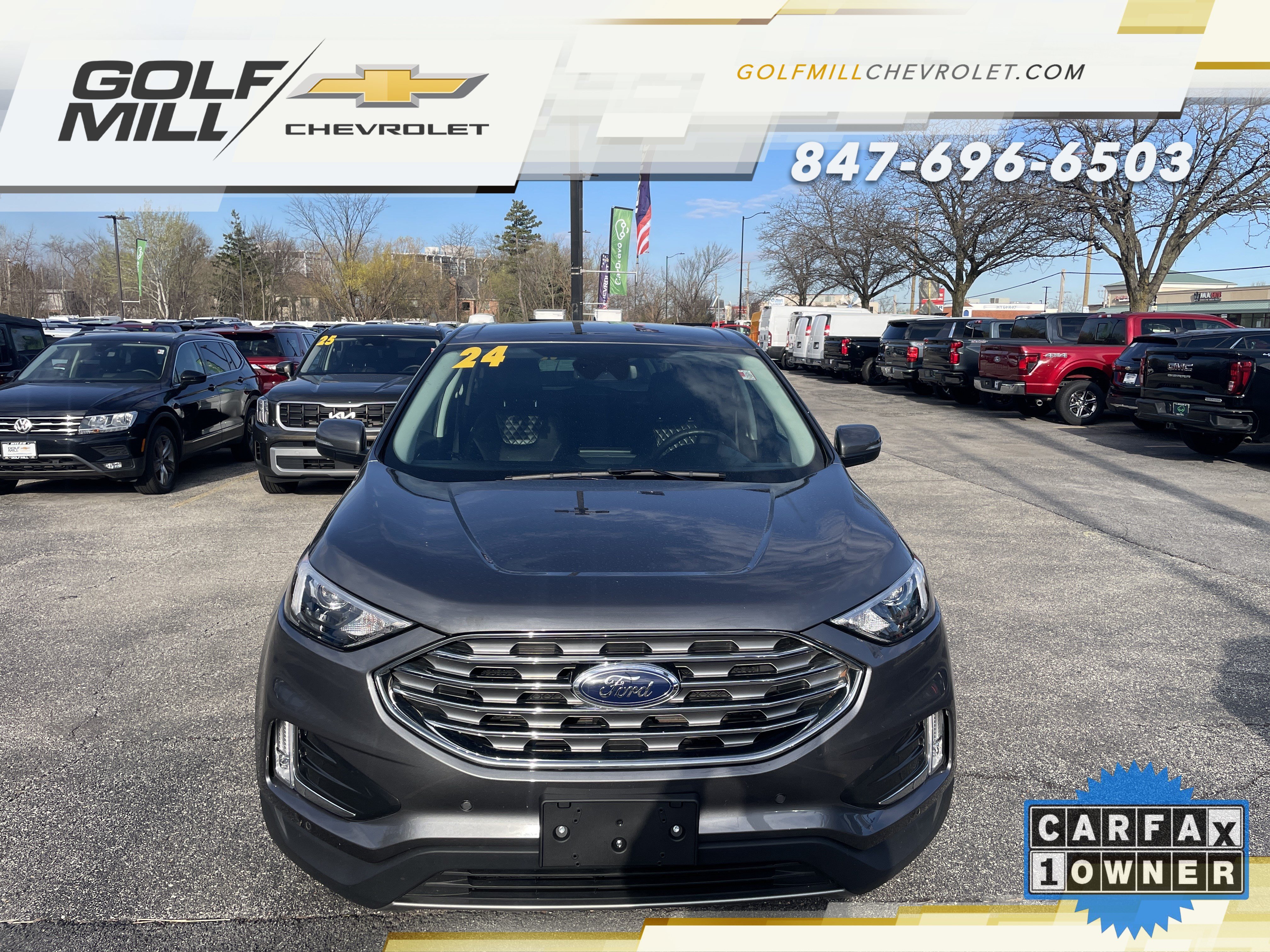 Used 2024 Gray Ford Titanium image 3