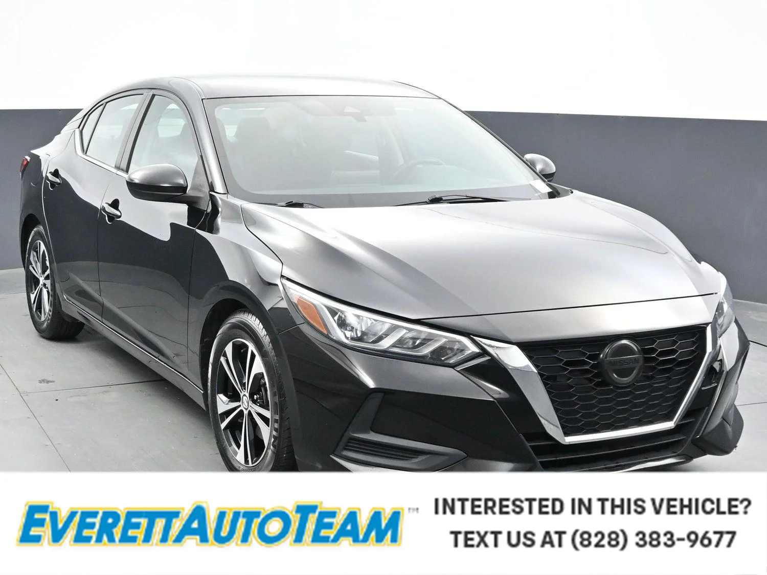 Used 2021 Black Nissan SV image 1