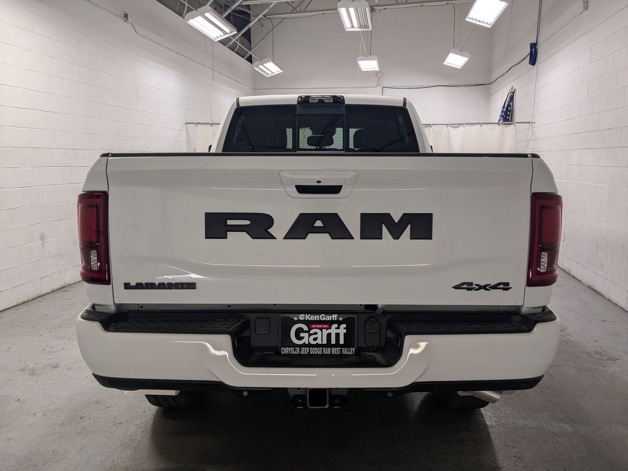 New 2026 Bright White Clear-Coat Exterior Paint RAM Laramie image 5