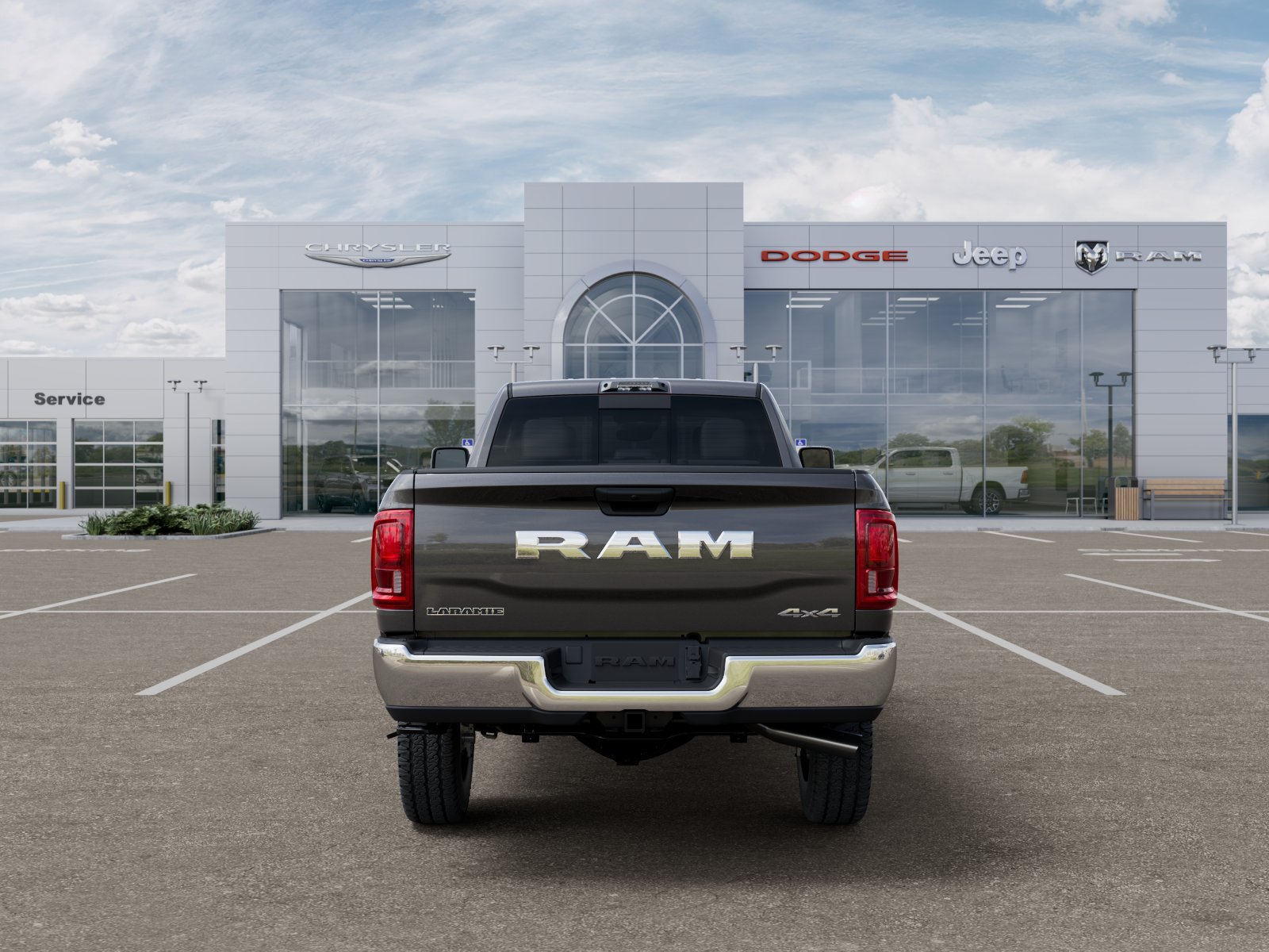 New 2026 Granite Crystal Metallic Clear-Coat Exterior Paint RAM Laramie image 34