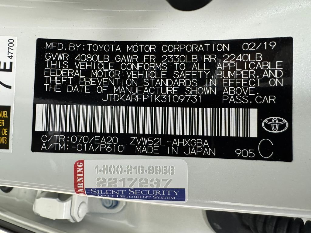 Used 2019 White Toyota Advanced image 31