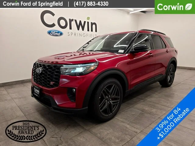 New 2026 Rapid Red Metallic Tinted Clearcoat Ford ST image 1