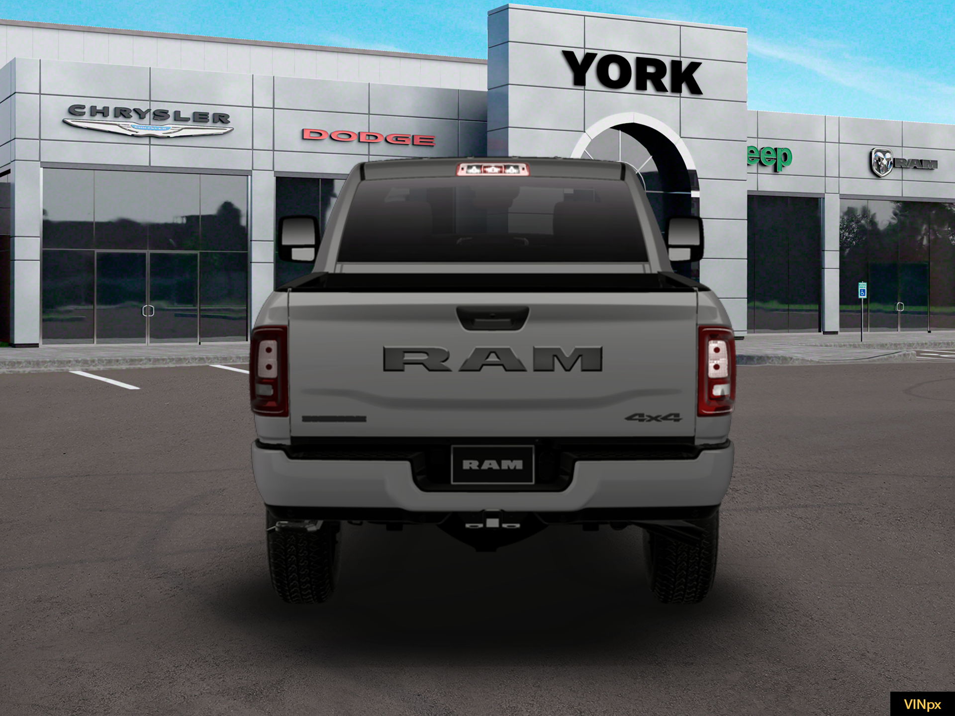 New 2026 Ceramic Gray Clear-Coat Exterior Paint RAM BIG HORN image 18