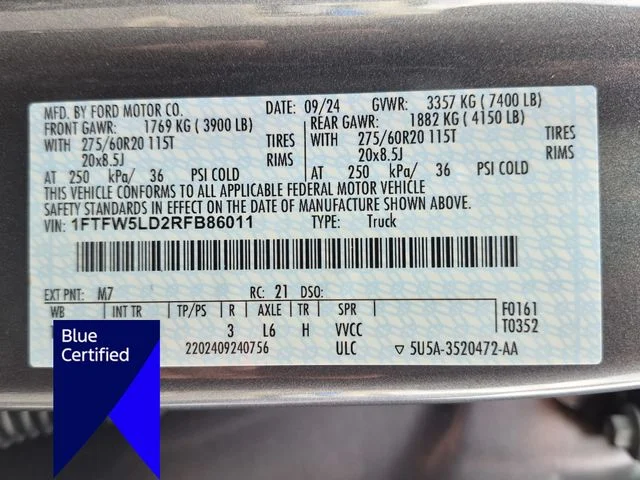 Used 2024 Gray Ford Lariat image 39