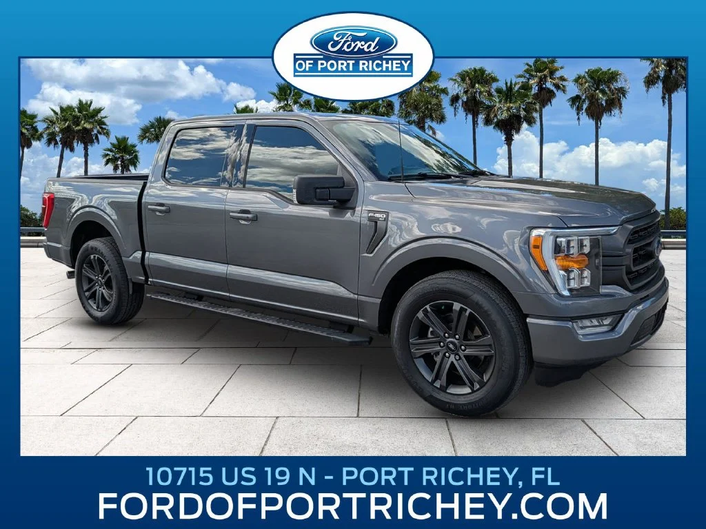 Used 2023 Carbonized Gray Metallic Ford XLT image 1