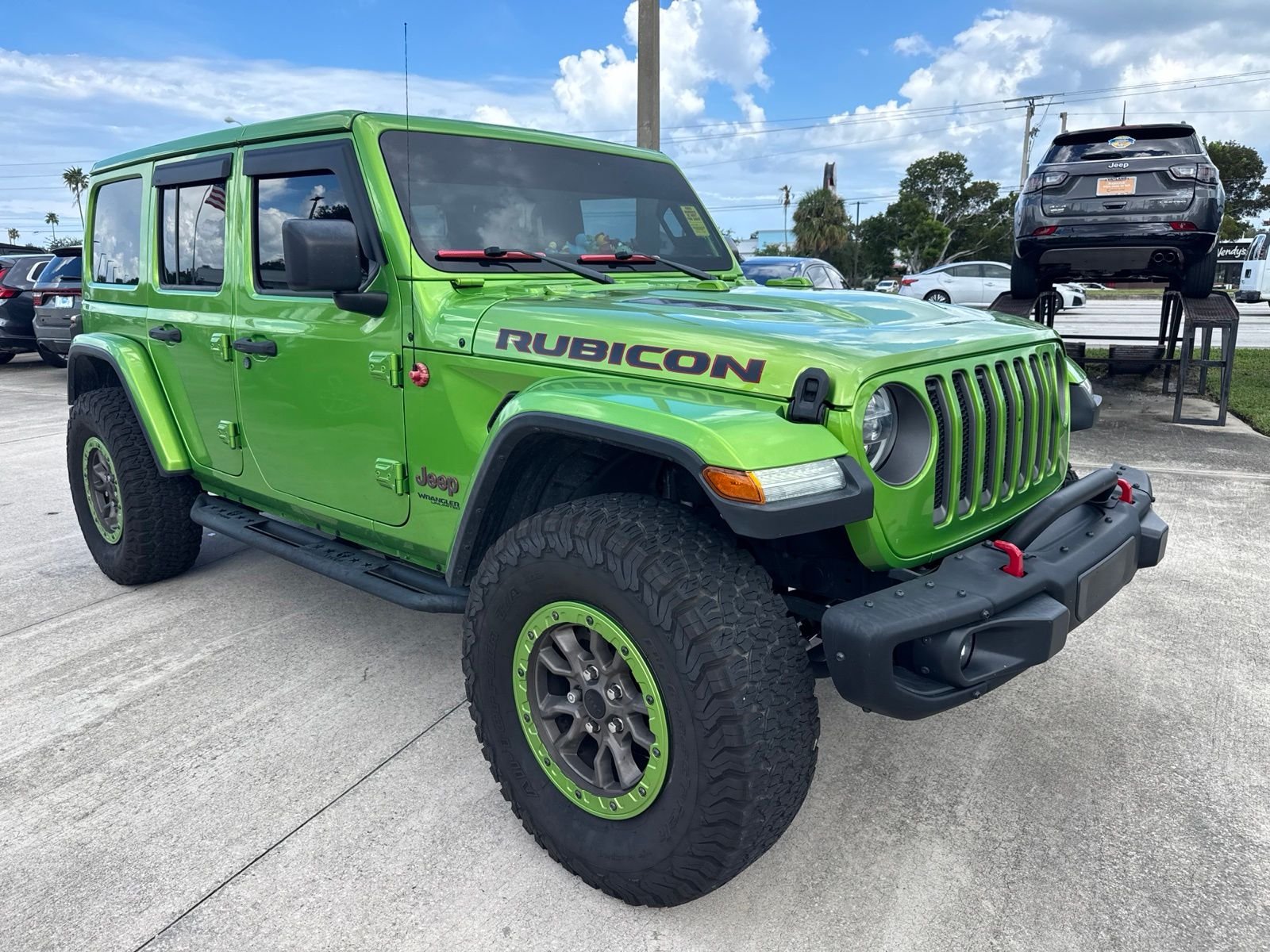 Used 2020 Green Jeep Unlimited Rubicon image 17