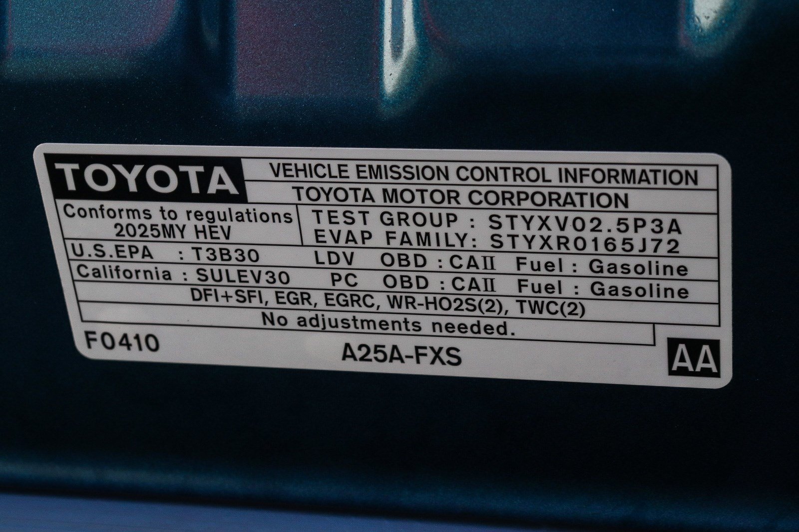Certified Used 2025 Ocean Gem Toyota LE image 27