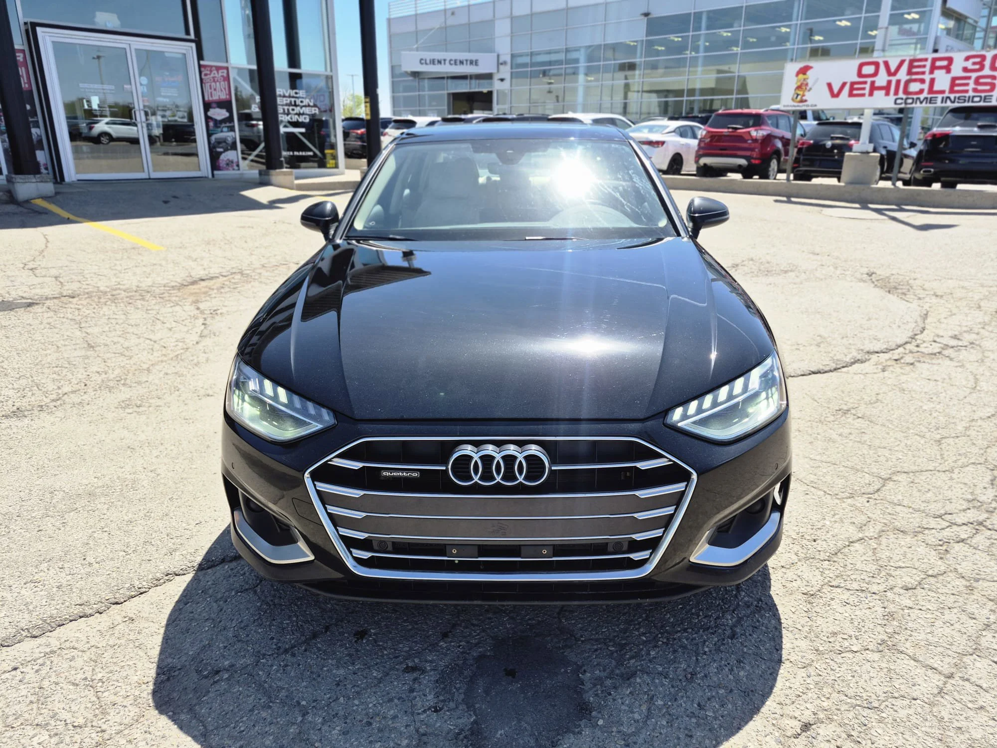 Certified Used 2023 Brilliant Black Audi 45 Komfort*Htd Leather | Sunroof | Htd Wheel | Blind Spot Detection | Lane Keep Assist | Park Assist image 4