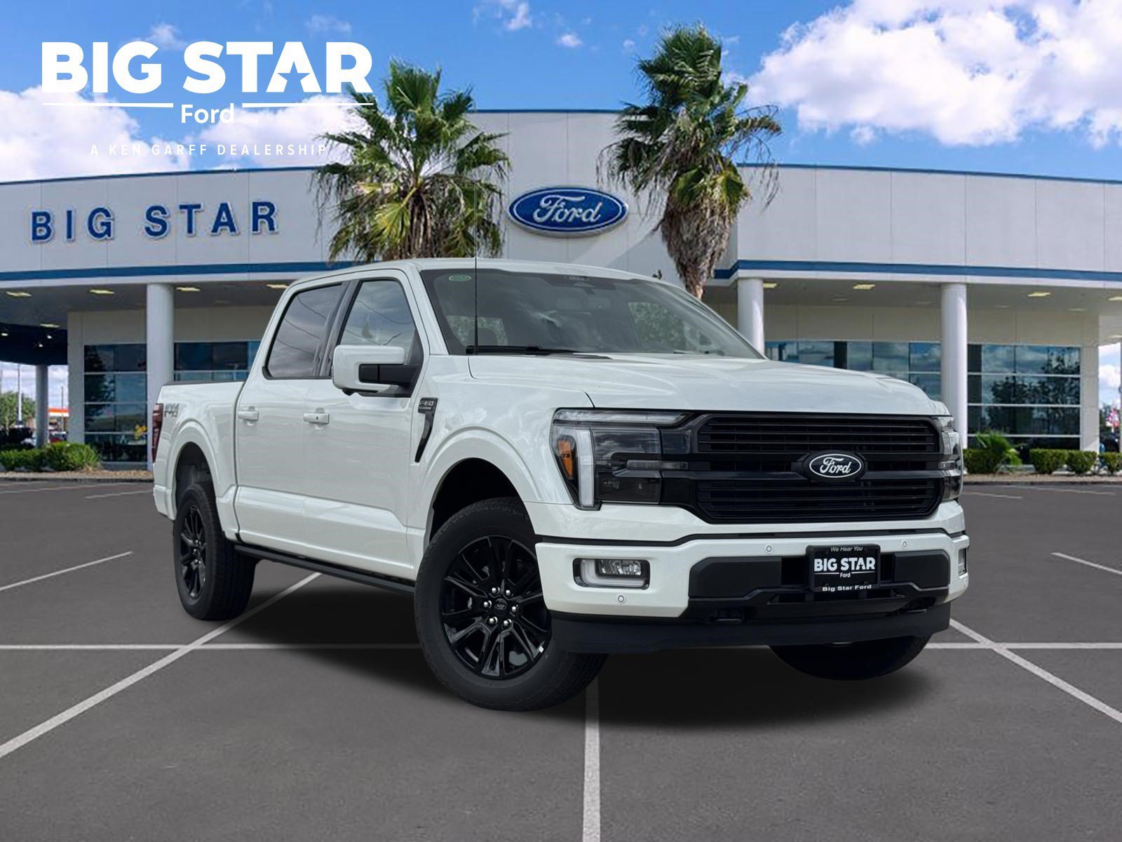 New 2026 Star White Metallic Tri-Coat Ford Platinum image 1