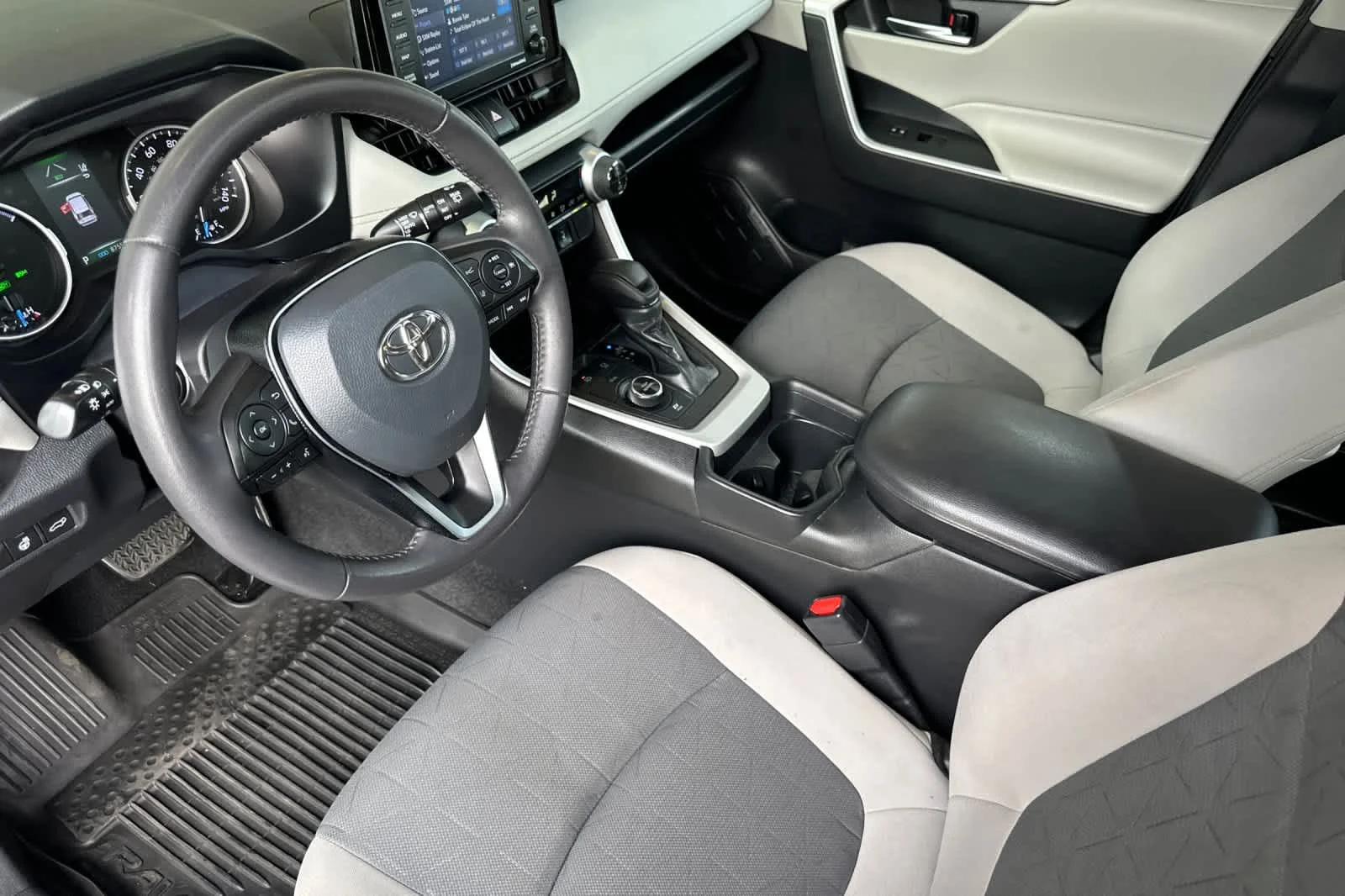 Used 2021 Magnetic Gray Metallic Toyota Hybrid XLE image 11