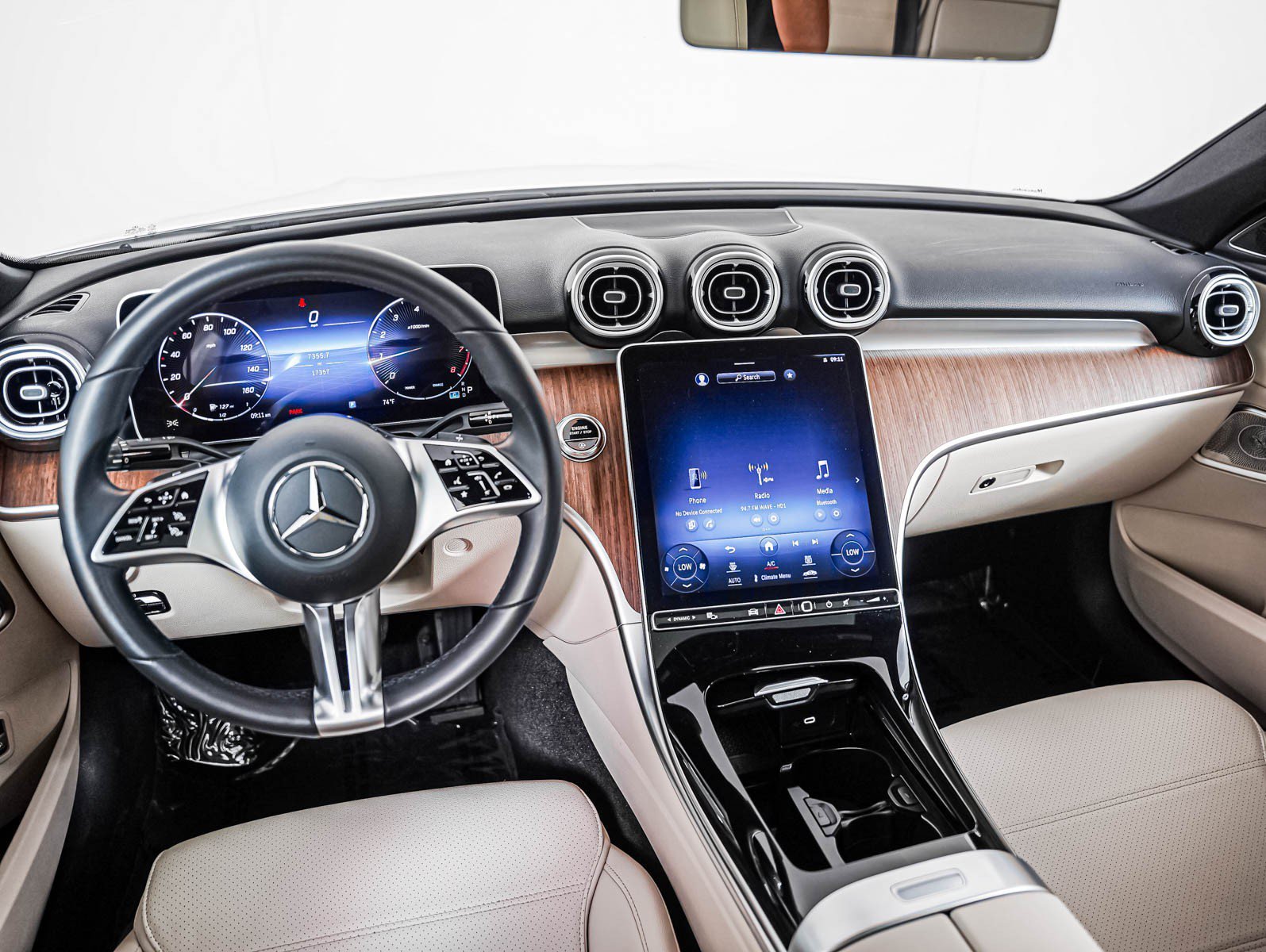 Certified Used 2023 Polar White Mercedes-Benz C 300 Sedan image 14