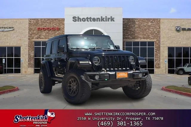 Used 2021 Black Jeep Unlimited Rubicon 392 image 1
