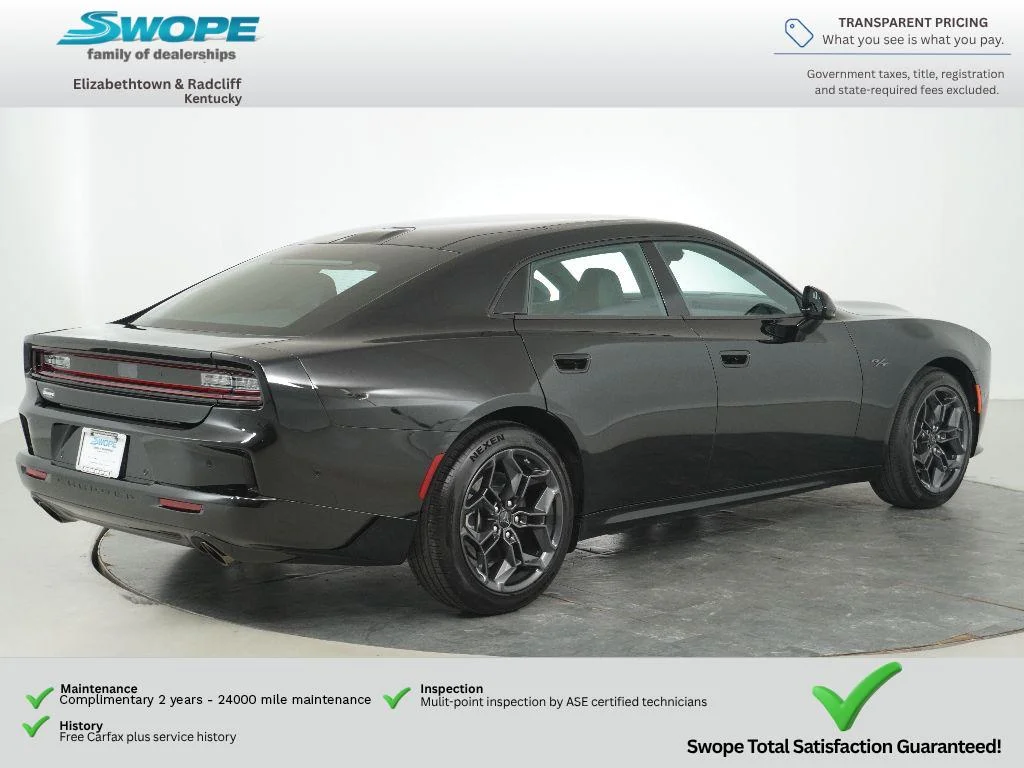 New 2026 Diamond Black Crystal Pearlcoat Dodge R/T Plus image 3