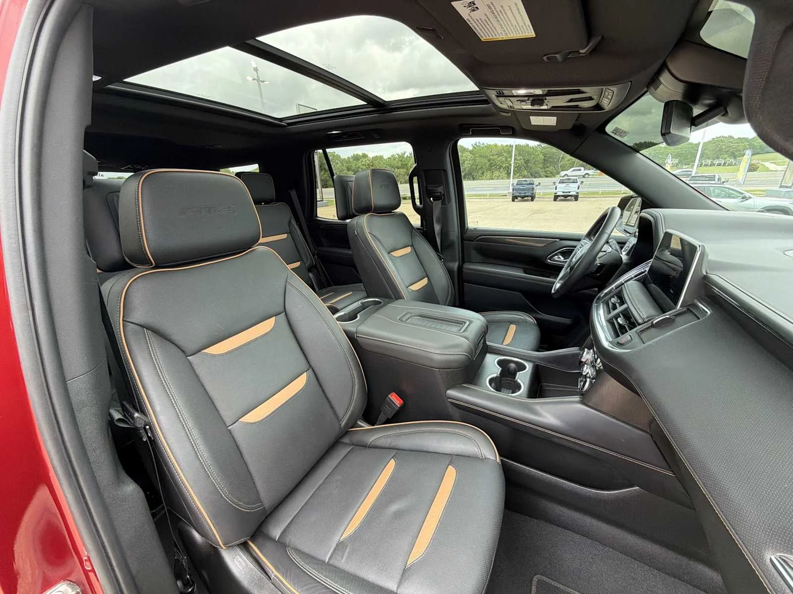 Used 2024 Volcanic Red Tintcoat GMC AT4 image 29
