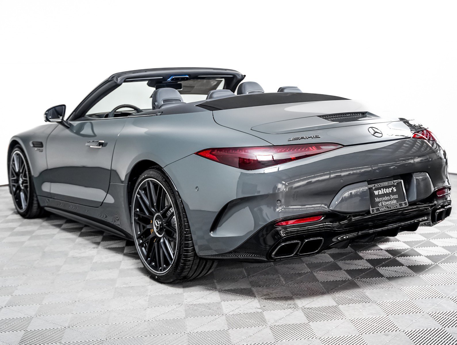 New 2026 MANUFAKTUR Silicon Grey Solid Mercedes-Benz AMG® SL 55 Roadster image 3