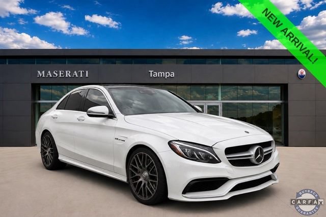 Used 2017 Polar White Mercedes-Benz AMG® C 63 image 1