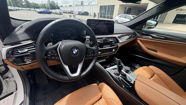 Certified Used 2023 Alpine White BMW 540i xDrive image 11