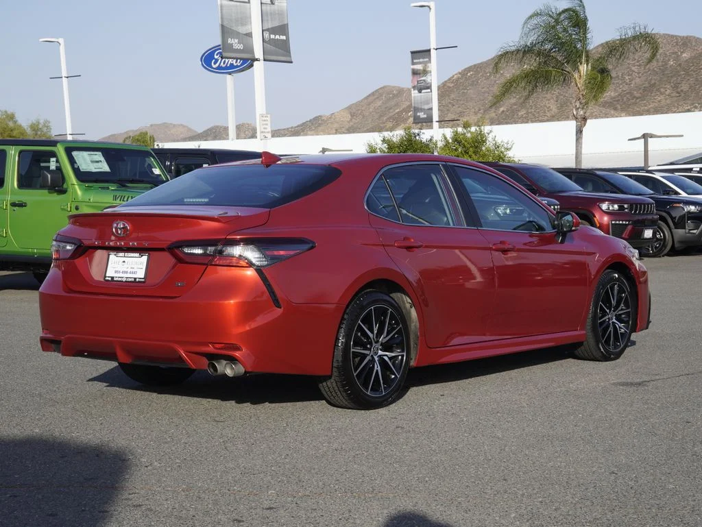 Certified Used 2023 Red Toyota SE image 3