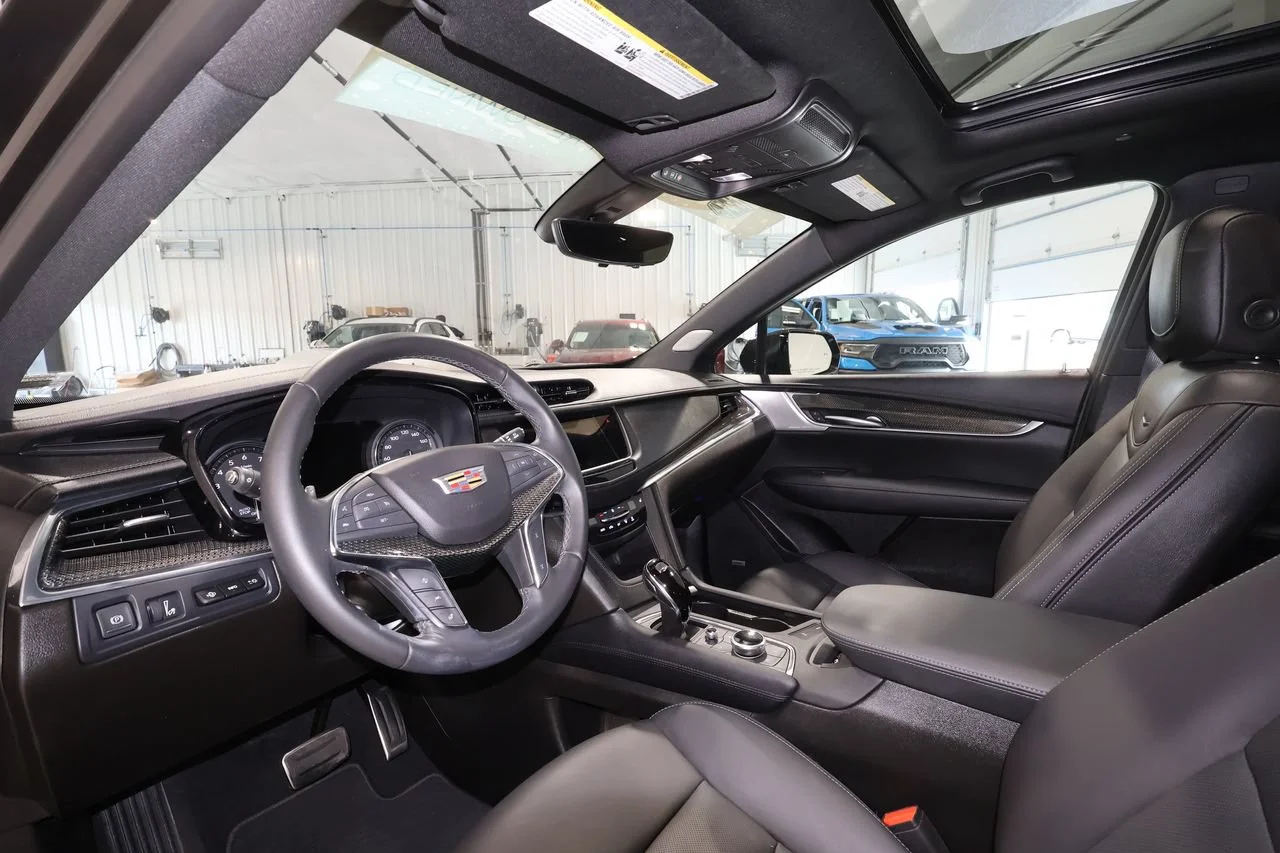 Certified Used 2023 STELLAR BLACK METALLIC Cadillac AWD Sport image 9
