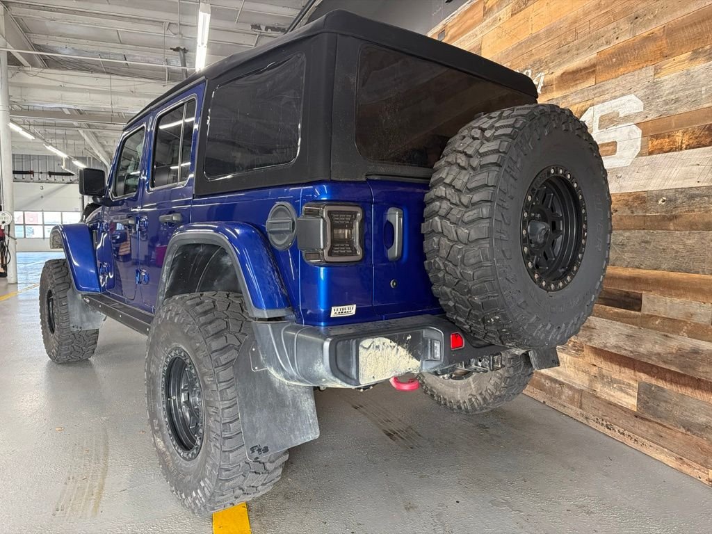 Used 2018 Ocean Blue Metallic Jeep Unlimited Rubicon image 13