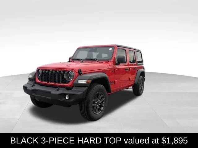 New 2026 Firecracker Red Clear-Coat Exterior Paint Jeep Sport S image 5