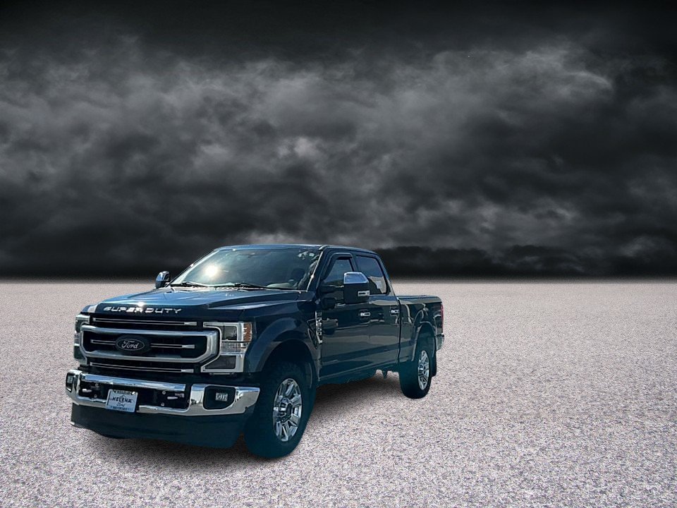 Blue 2020 Ford F-350 Super Duty Pickup Truck Four-Wheel Drive 