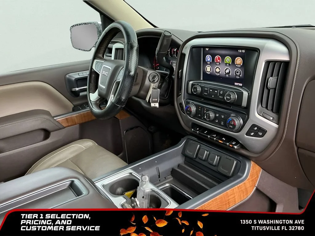 Used 2015 EMERALD GREEN METALLIC GMC SLT image 15