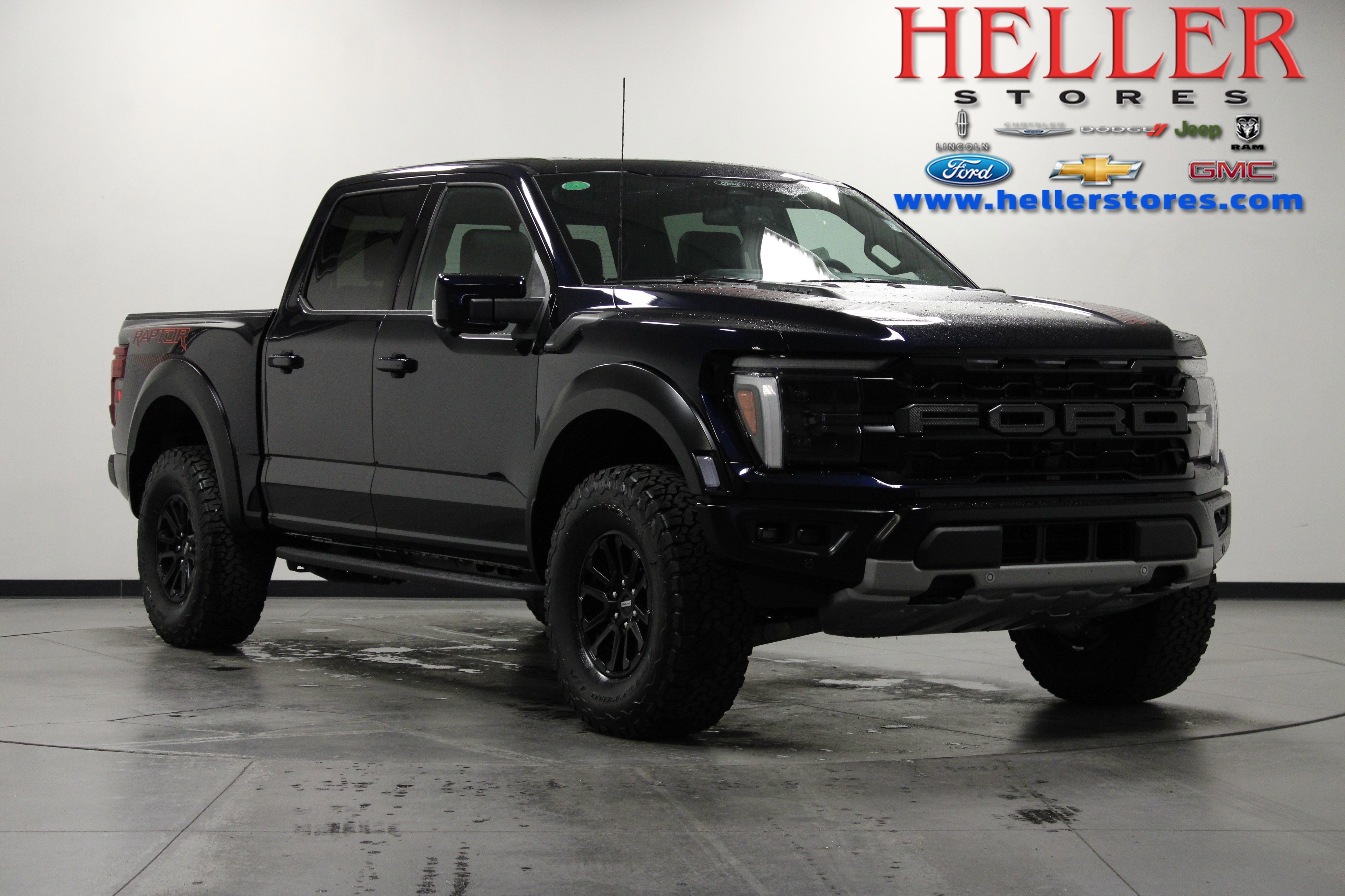 Used 2025 Antimatter Blue Metallic Ford Raptor image 1
